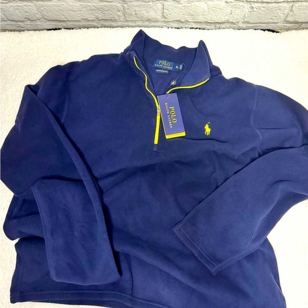 Polo Performance French Navy fleece